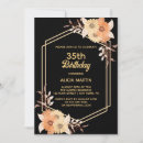 Search for black orange invitations Black and gold