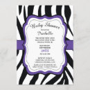 Search for zebra baby girl shower invitations Cute