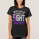 Search for cystic fibrosis tshirts Purple