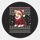 Search for corgi christmas stickers Funny