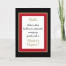 Search for masters degree congratulations cards Graduate