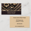 Search for diamond jewelry business cards Gold