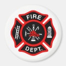 Search for fire department magnets Maltese cross