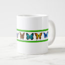 Search for blue butterfly mugs White