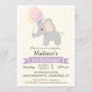 Search for baby elephant birthday invitations Jungle