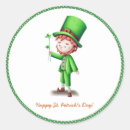 Search for green leprechaun stickers Saint patricks day