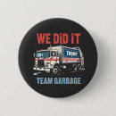 Search for garbage truck badges President