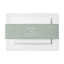Search for wedding invitation belly bands Simple
