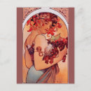 Search for vintage alphonse mucha postcards Beautiful