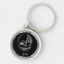 Search for skull round key rings Black