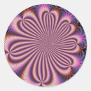 Search for fractal flower stickers Pink