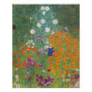 Search for gustav klimt painting posters Flower garden