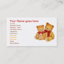 Search for teddy bear business cards Modern