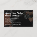 Search for mobile spray tan business cards Bronze