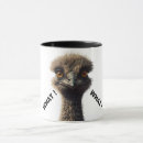 Search for funny ostrich mugs Cute