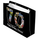 Search for 70th birthday gift bags Black