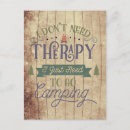 Search for therapy postcards Camping