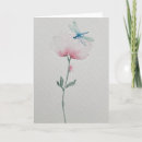Search for dragonfly cards Watercolor