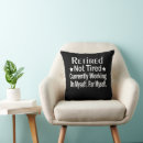 Search for retirement cushions Typography