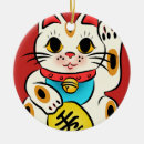 Search for lucky cat christmas tree decorations Maneki neko