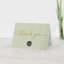 Search for black gold thank you cards Simple