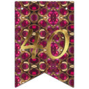 Search for 40th birthday bunting flags Elegant