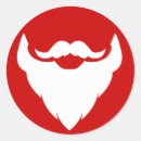 Search for red beard stickers Santa