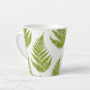 Search for watercolor leaves mugs Fern