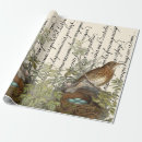 Search for bird nest wrapping paper Nature