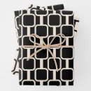 Search for black and cream wrapping paper Retro