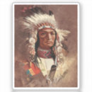 Search for native american chief stickers Tribal