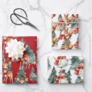 Search for squirrel wrapping paper Watercolor