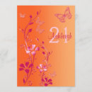 Search for orange butterfly invitations Trendy