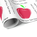Search for teachers wrapping paper Red