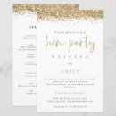 Search for white glitter invitations Girly