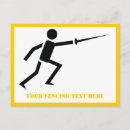Search for fencer postcards Sword