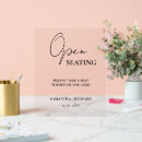 Search for open seating wedding signs Elegant