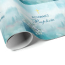 Search for christening wrapping paper Boy