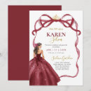 Search for burgundy and gold quinceanera invitations Mis quince