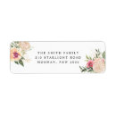 Search for peonies return address labels Gold