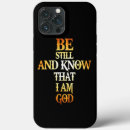 Search for know that i am god iphone cases Jesus