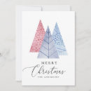 Search for watercolor tree christmas cards Blue