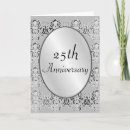Search for 25th wedding anniversary cards Damask