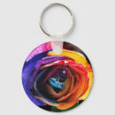 Search for rainbow rose key rings For her