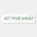 Search for acting bumper stickers Money