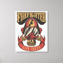 Search for vintage firefighter art Fireman