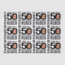 Search for 50th birthday tissue paper Black