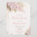 Search for desert bridal shower invitations Pampas grass