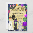 Search for cartoon halloween postcards Monster bash