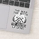Search for myths and legends stickers Man myth legend